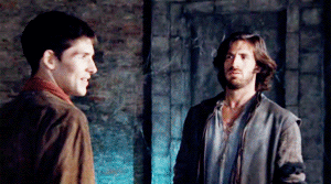Merlin/Gwaine hug gif Pictures, Images and Photos
