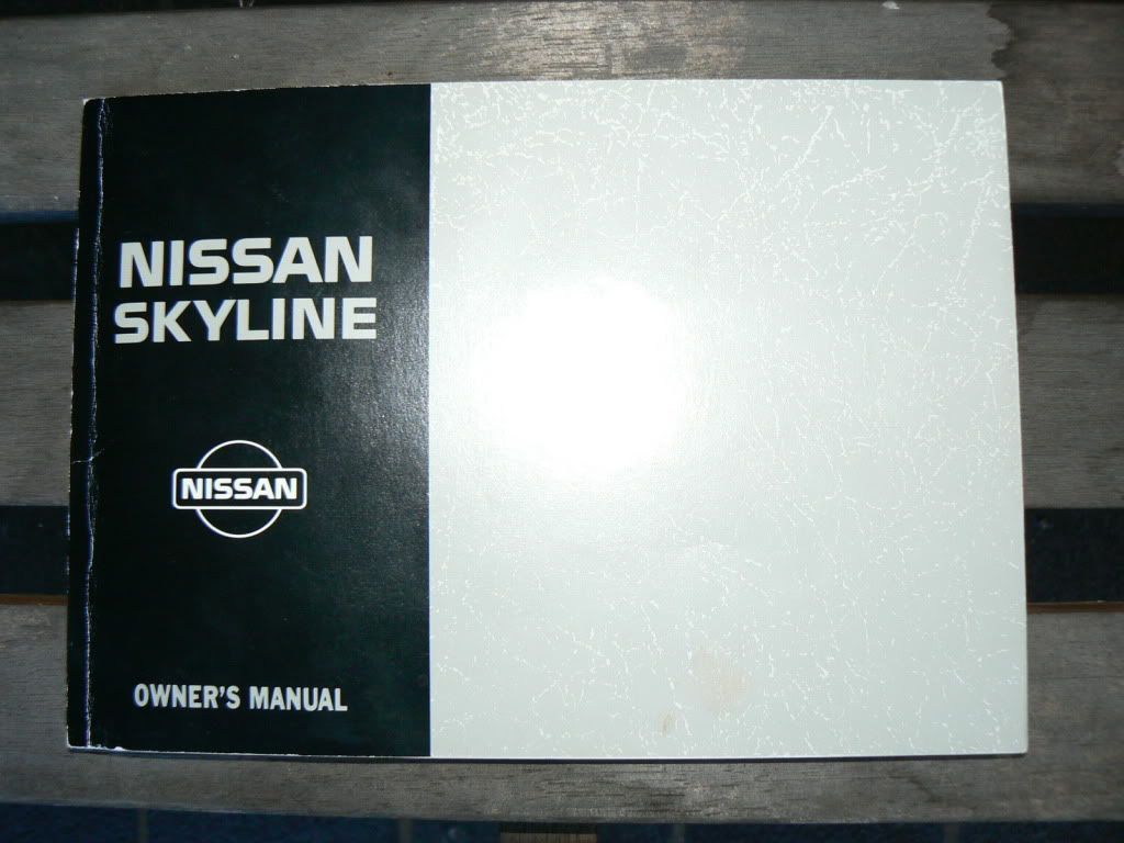 Nissan skyline r34 manual book #6
