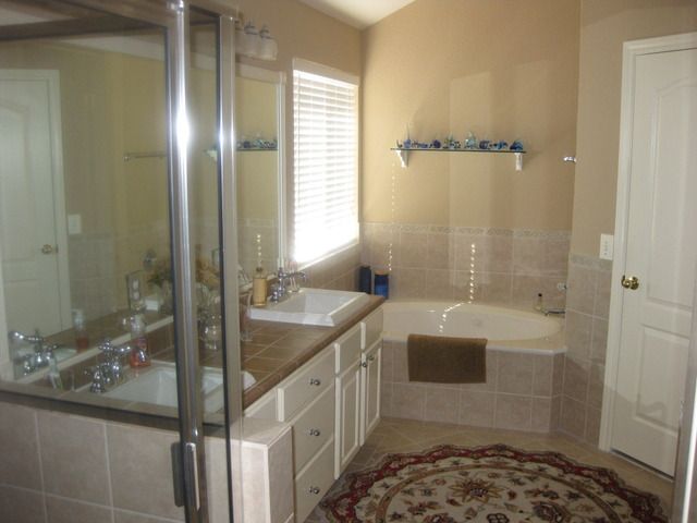 What Is An Updated Master Bath Home Contractor Cabinets